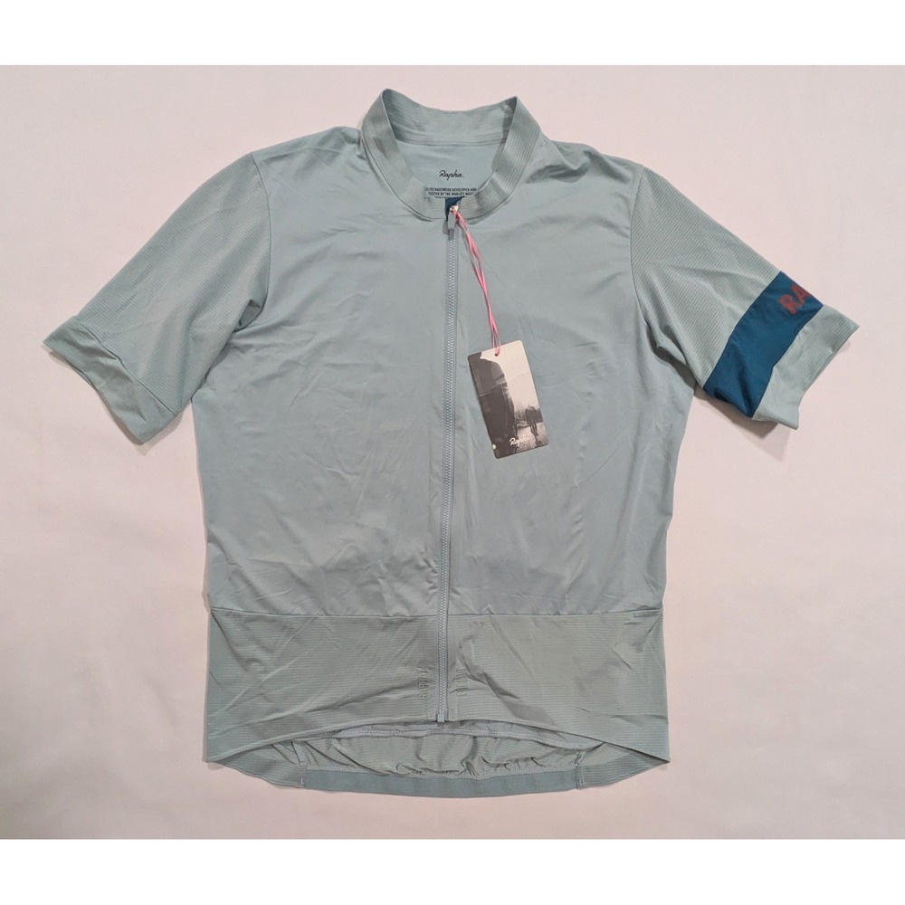 Rapha Men's Pro Team Cycling Jersey Light Blue/Teal ARS X-Large XL - NWT